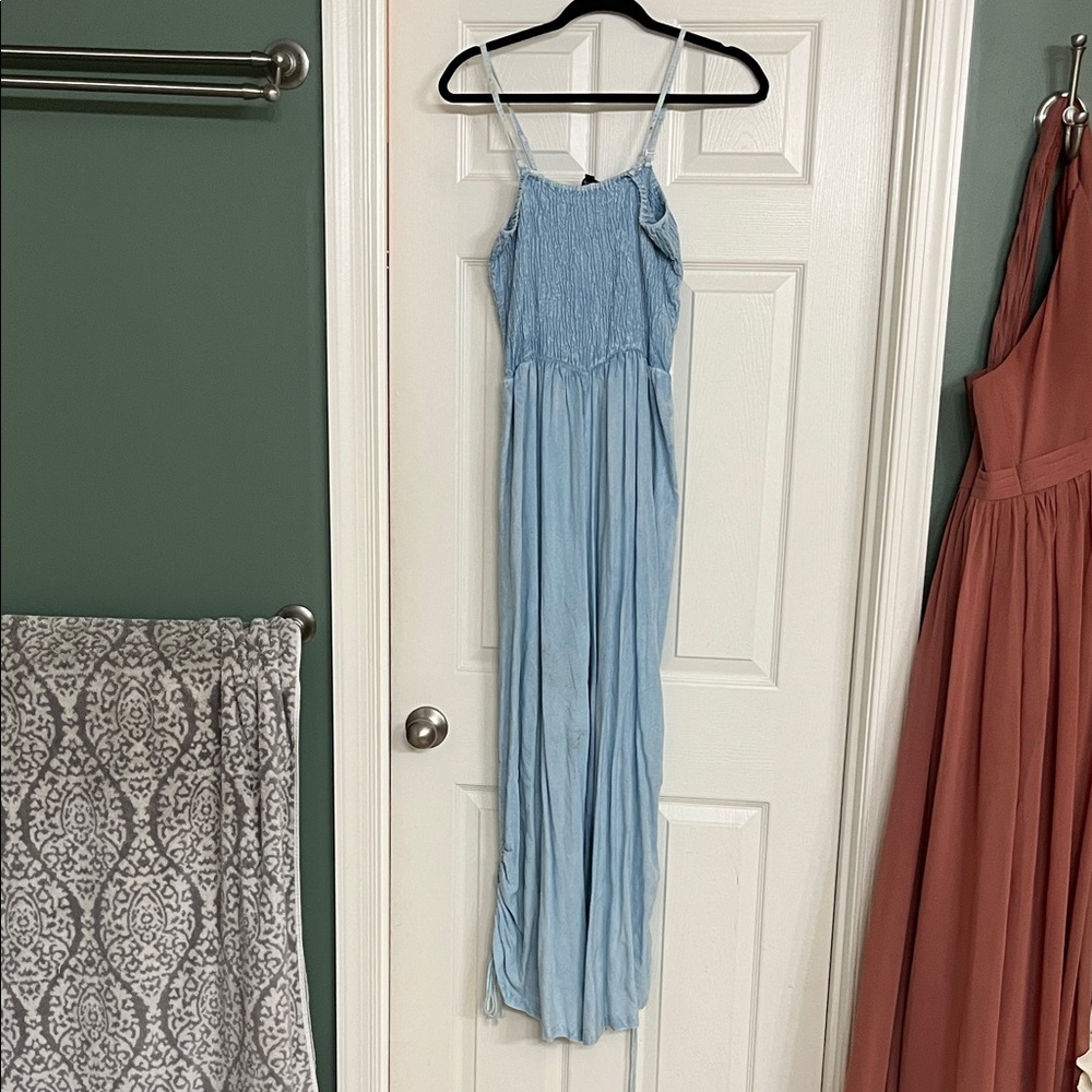 Chic Light Blue Women's Jumpsuit